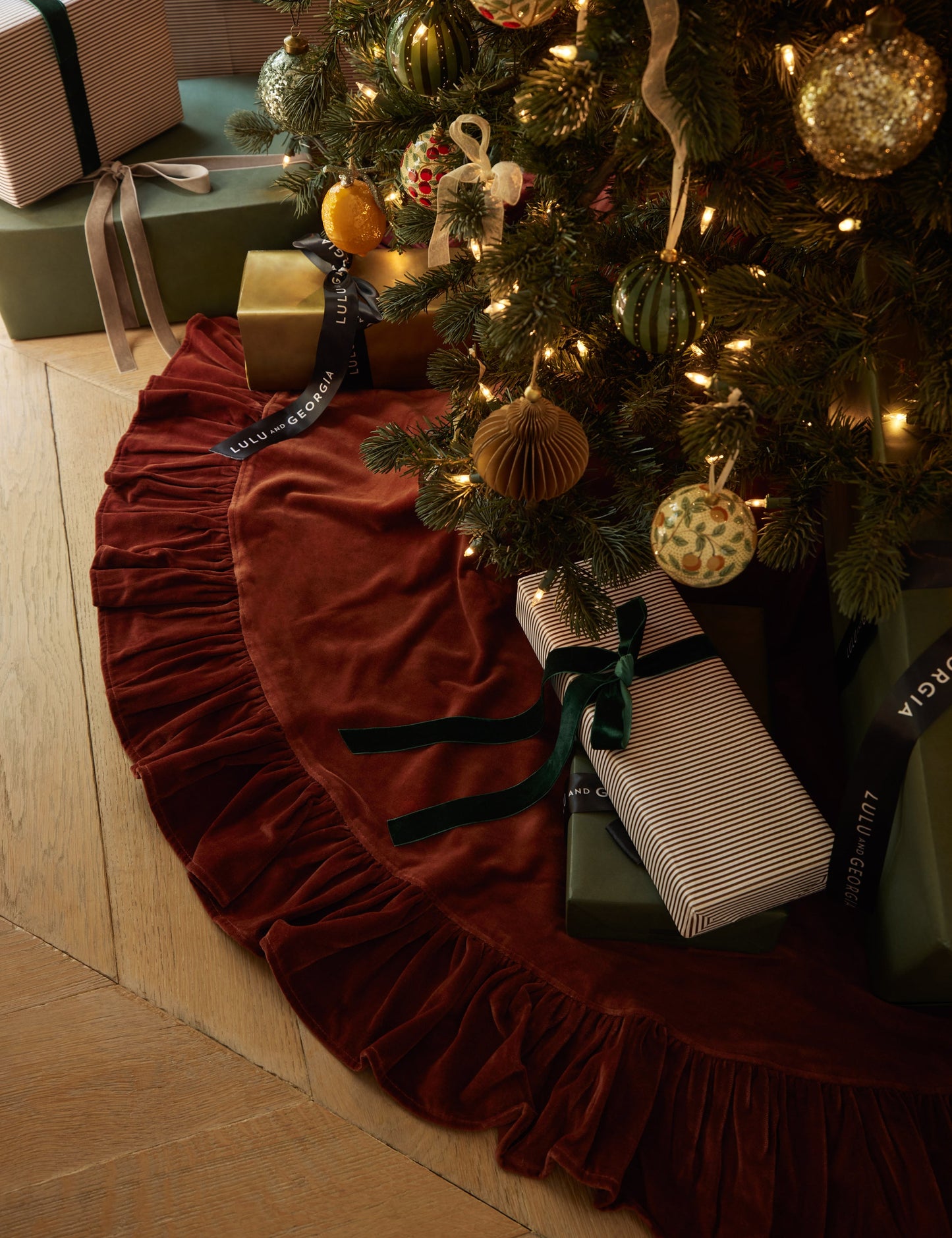 Jupe de sapin en velours Mauree
