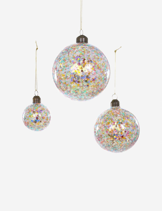 Boules de Noël Confetti (lot de 3) par Cody Foster and Co