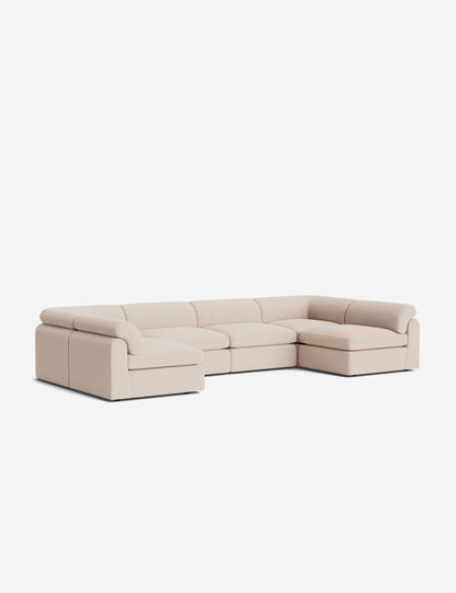 Canapé sectionnel modulaire en U Kingaby