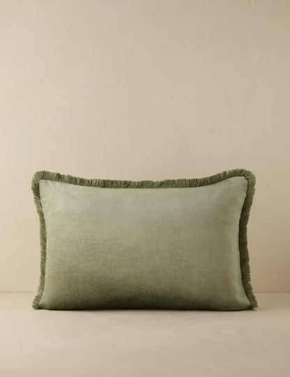 Coussin en velours Brandis