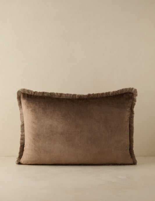 Coussin en velours Brandis