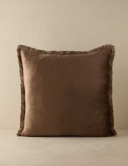 Coussin en velours Brandis