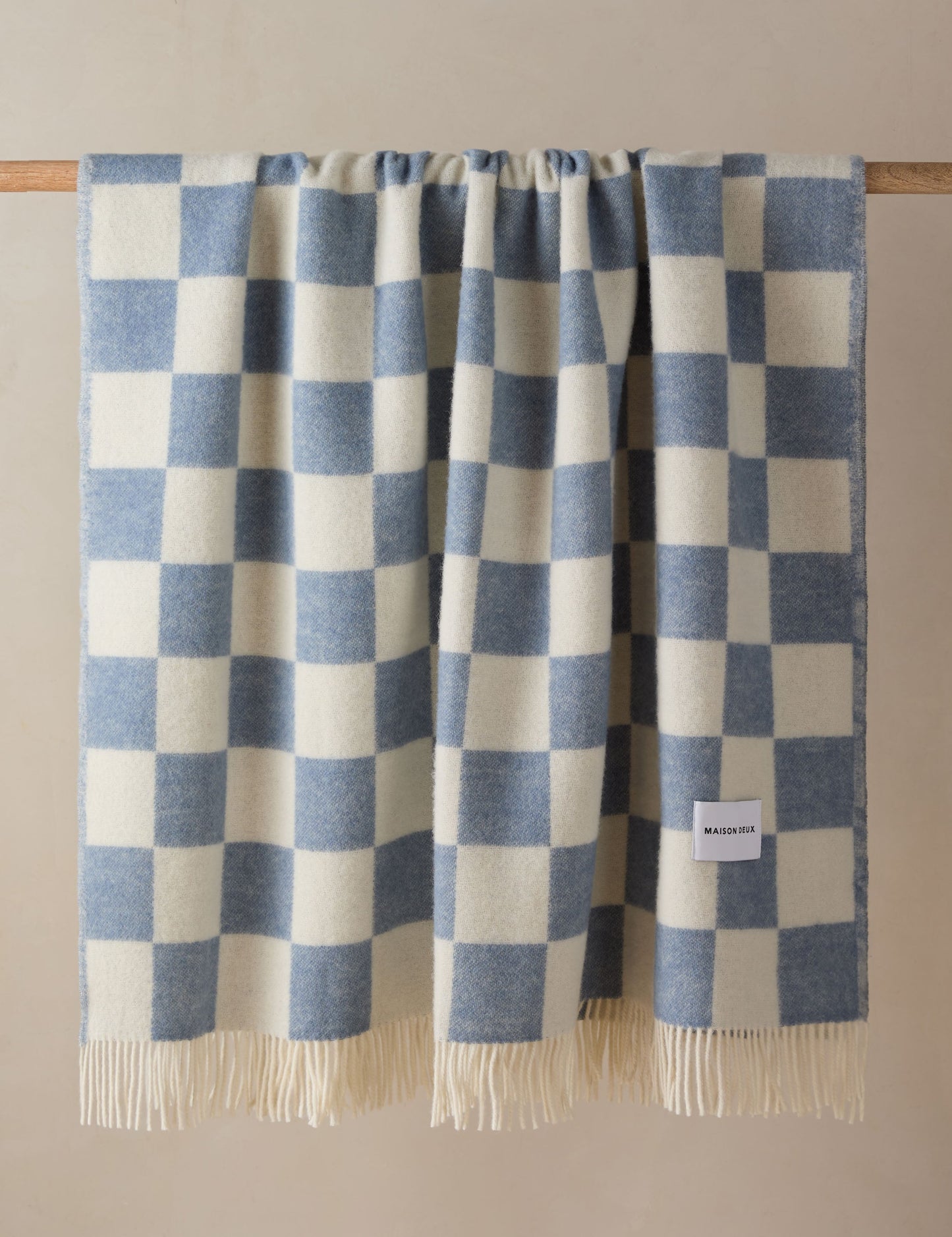 Jeté à damier par Maison Deux