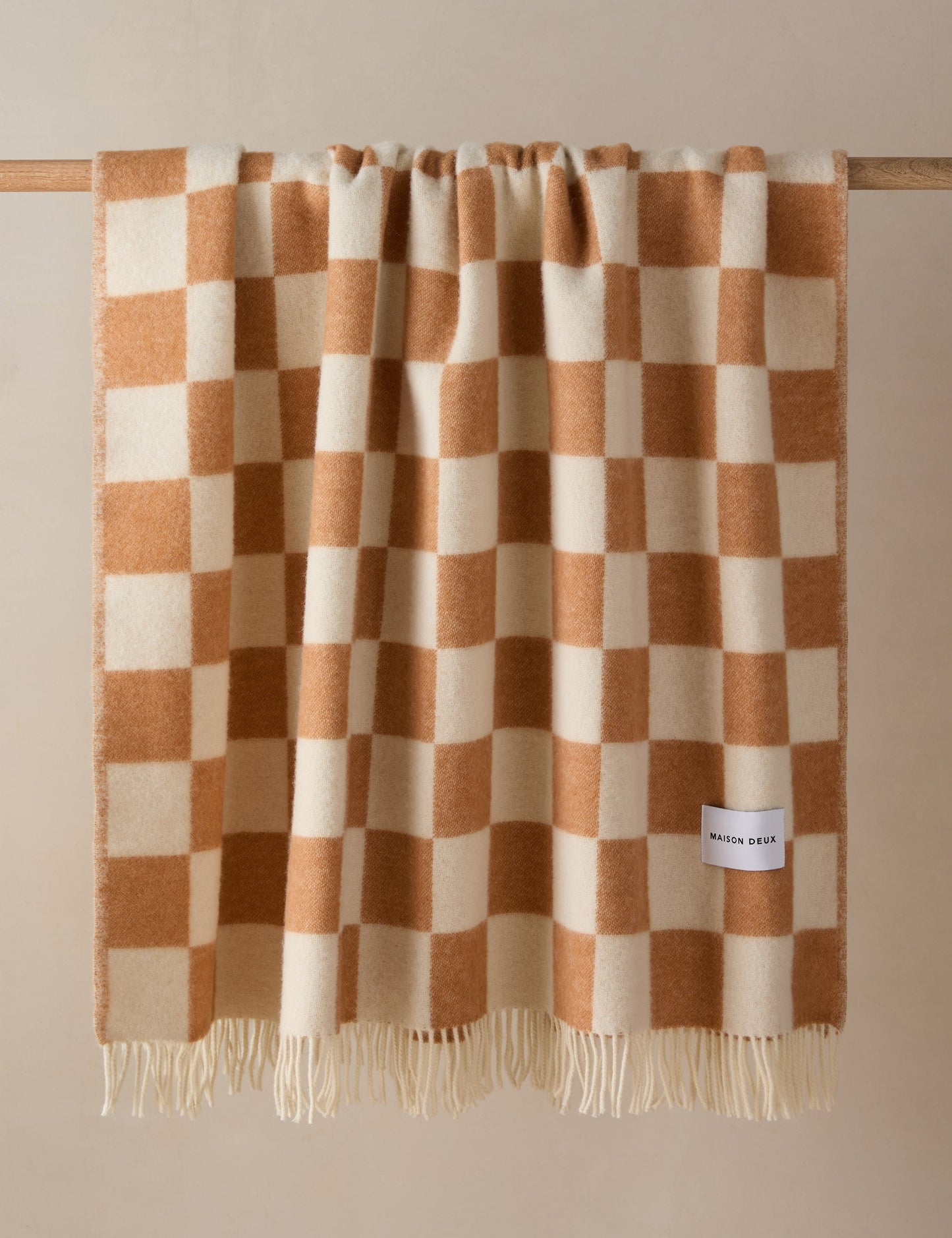 Jeté à damier par Maison Deux