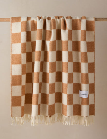 Jeté à damier par Maison Deux