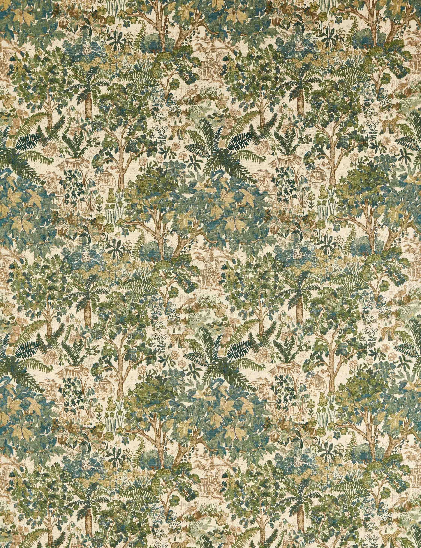 Tissu en coton tapisserie Stumpery de Sanderson