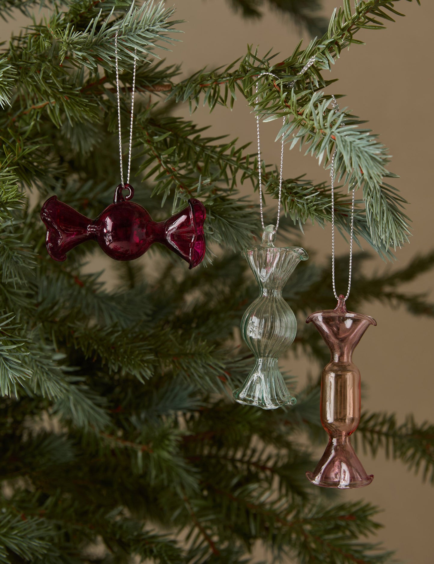 Décoration en verre Dulcie (lot de 3)