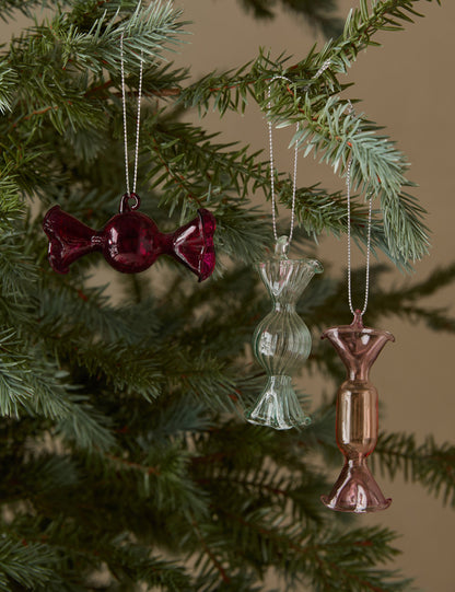 Décoration en verre Dulcie (lot de 3)