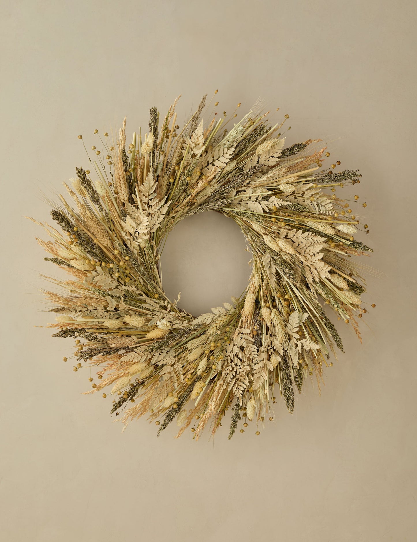 Couronne de grains cueillis conservés
