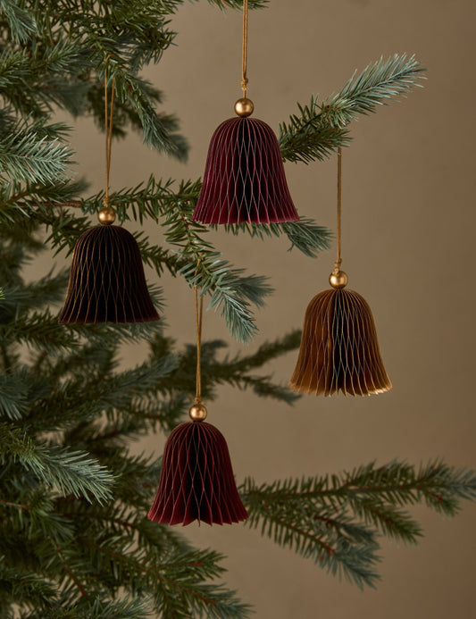 Décorations en papier Revel en forme de cloche (lot de 4)