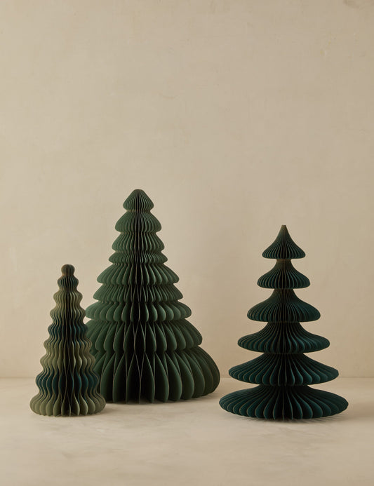 Arbres de cheminée en papier Revel (ensemble de 3)
