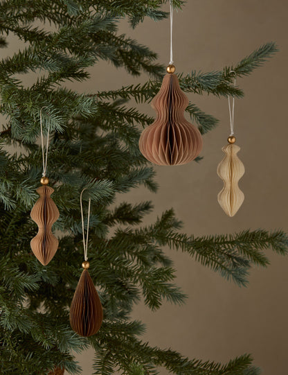 Décorations en papier Revel (lot de 4)