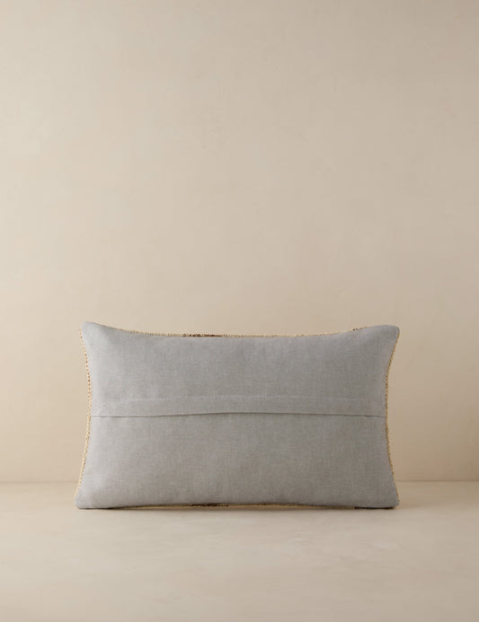 Coussin lombaire vintage n° 184, 12 x 20